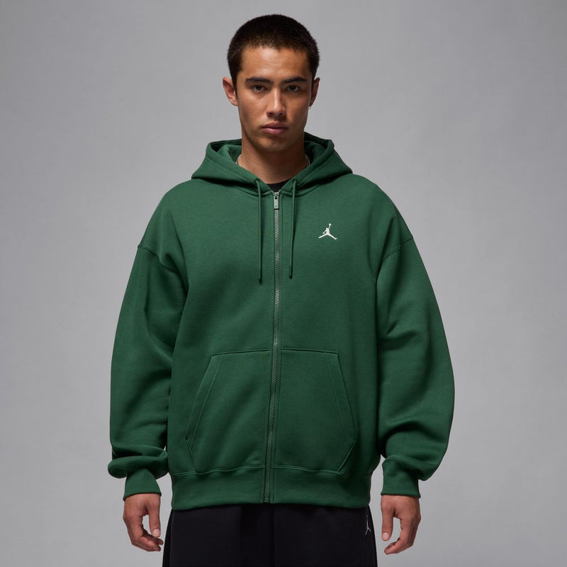 Jordan Brooklyn Fleece Men's Oversized Full-Zip Hoodie 'Green'