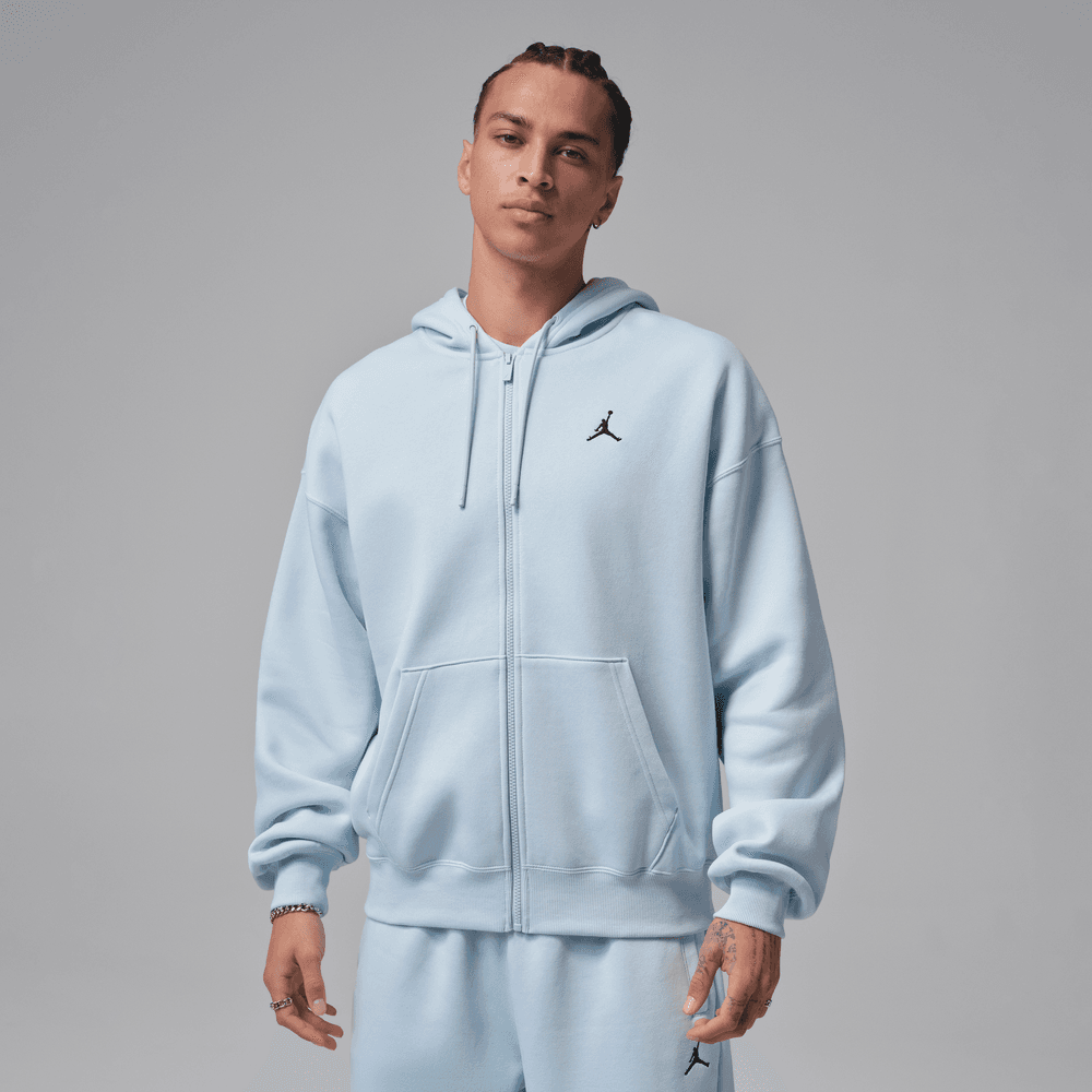Jordan Brooklyn Fleece Men's Oversized Full-Zip Hoodie 'Aura'
