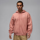 Jordan Brooklyn Fleece Men's Oversized Full-Zip Hoodie 'Rust Pink/White'
