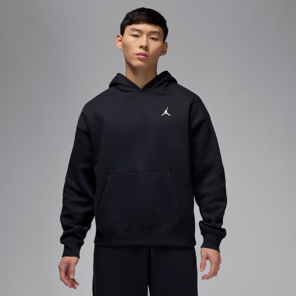 Jordan Brooklyn Fleece Men's Oversized Pullover Hoodie 'Black/Sail'