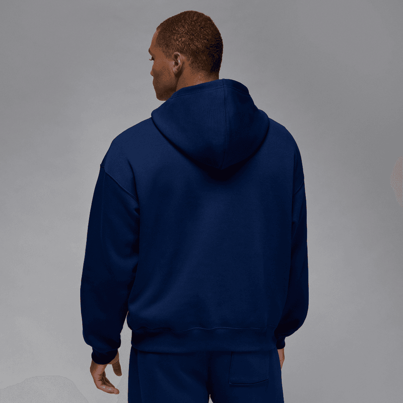Jordan Brooklyn Fleece Men's Oversized Pullover Hoodie 'Blue Void'