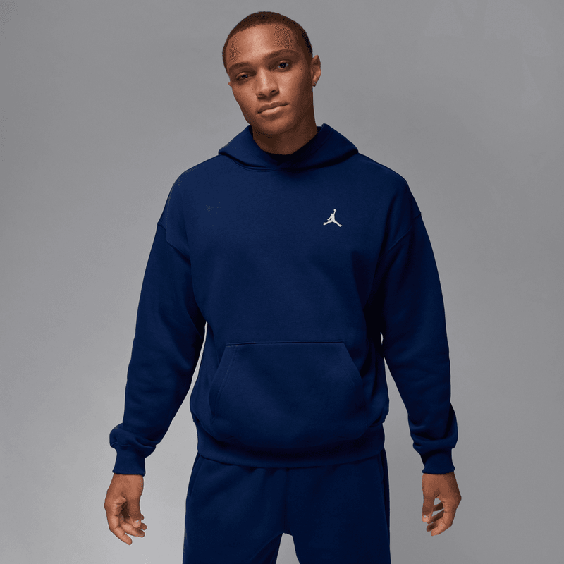 Jordan Brooklyn Fleece Men's Oversized Pullover Hoodie 'Blue Void'