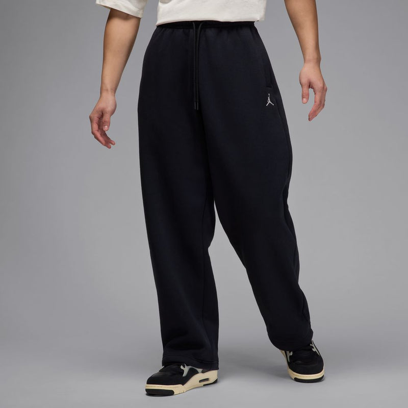 Jordan Brooklyn Fleece Men's Oversized Open-Hem Pants 'Black/Sail'