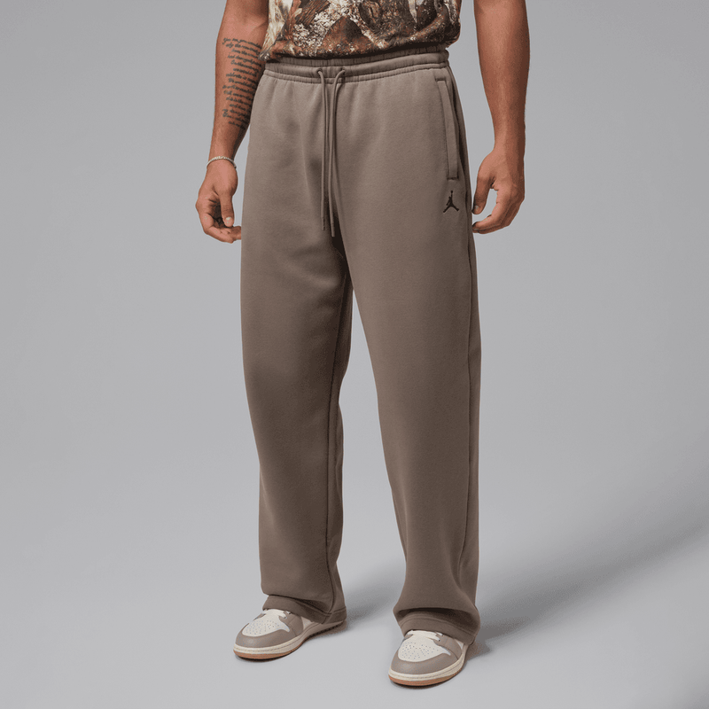 Jordan Brooklyn Fleece Men's Oversized Open-Hem Pants 'Olive Grey'