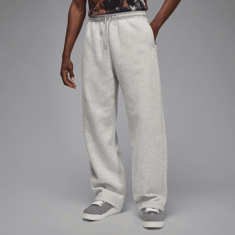 Jordan Brooklyn Fleece Men's Oversized Open-Hem Pants 'Grey Heather'