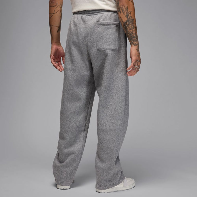 Jordan Brooklyn Fleece Men's Oversized Open-Hem Pants 'Carbon Heather/Sail'