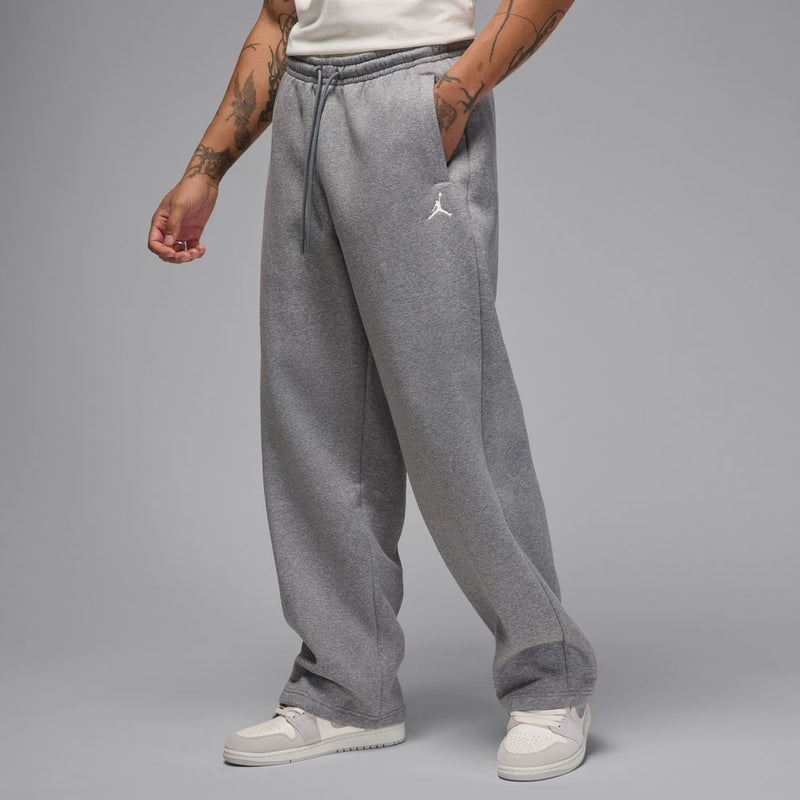 Jordan Brooklyn Fleece Men's Oversized Open-Hem Pants 'Carbon Heather/Sail'