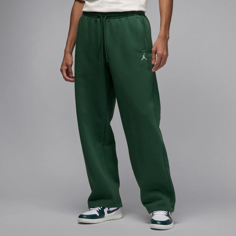 Jordan Brooklyn Fleece Men's Oversized Open-Hem Pants 'Green'