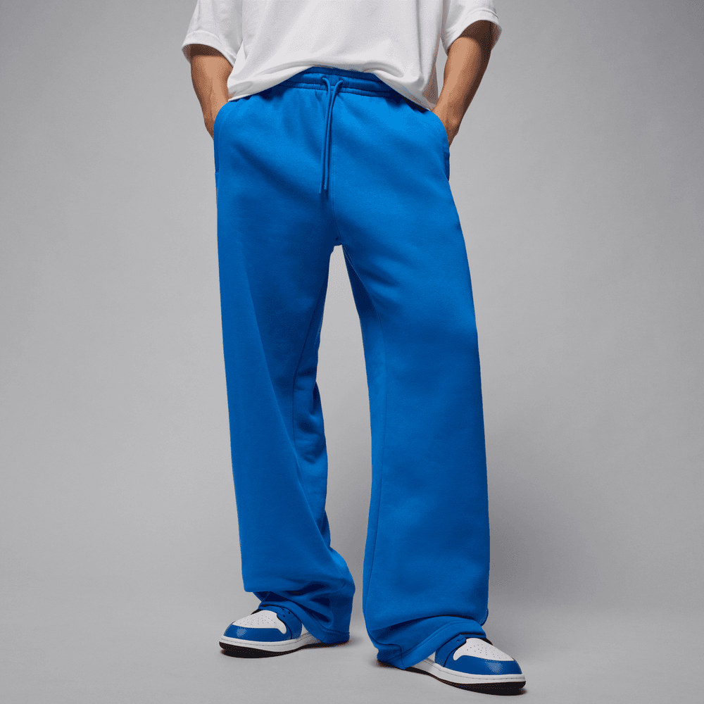Jordan Brooklyn Fleece Men's Oversized Open-Hem Pants 'Blue'