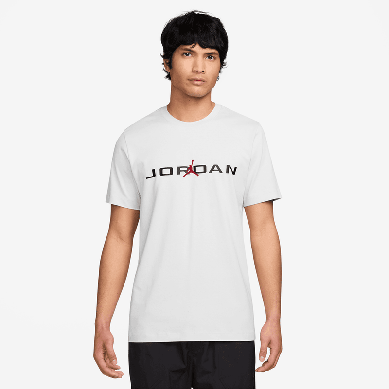 Jordan Air Men's T-Shirt 'White/Black/Red'