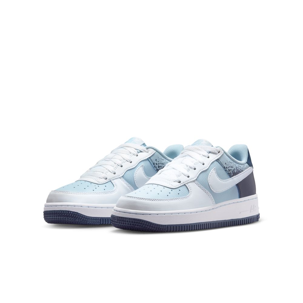 Nike Air Force 1 Big Kids' Shoes (GS) 'Armory Blue/White/Navy'