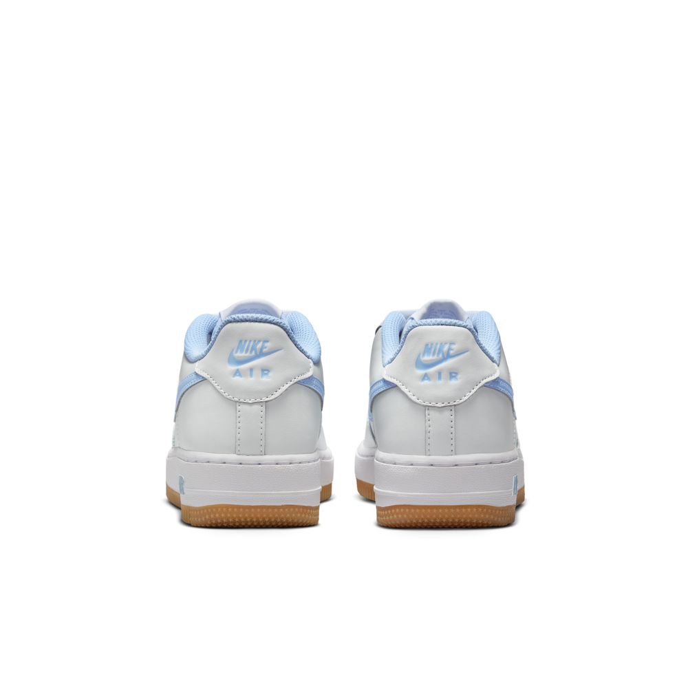 Nike Air Force 1 LV8 Big Kids' Shoes (GS) 'Photon Dust/Blue/White'