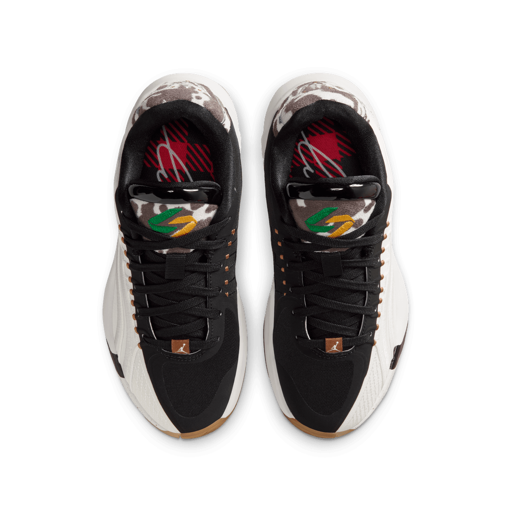 Luka 4 "Gone Ranching" Big Kids' Basketball Shoes (GS) 'White/Pine Green/Gold'