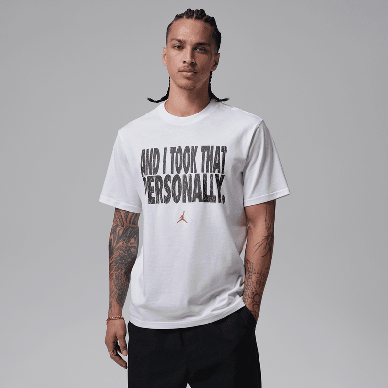 Jordan Sport Men's Dri-FIT T-Shirt 'White/Red'