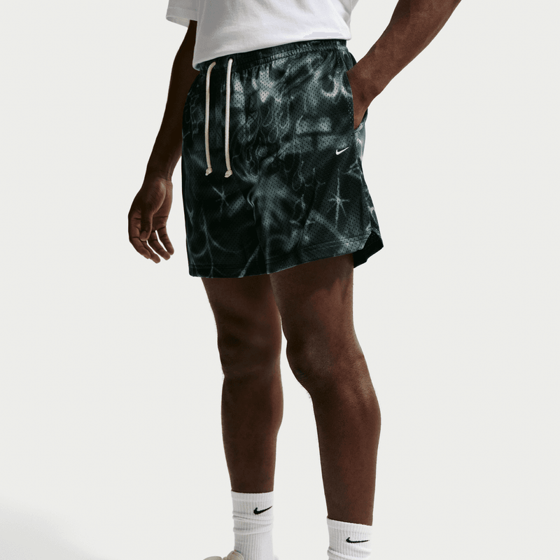 Nike Standard Issue Men's 5" Practice Mesh Basketball Shorts 'Black/Ivory'