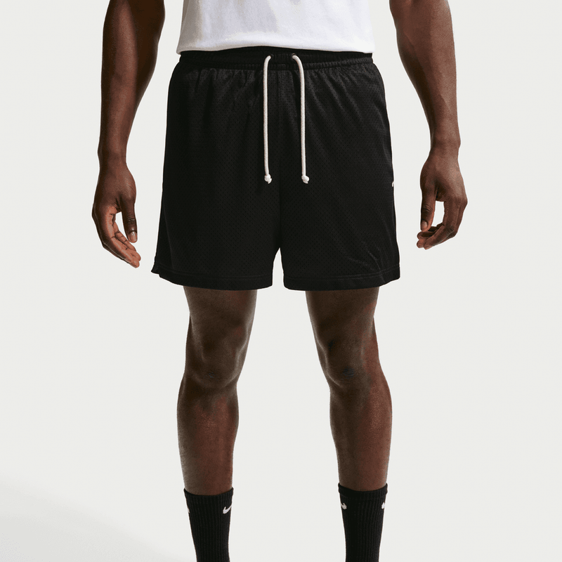 Nike Standard Issue Men's 5" Practice Mesh Basketball Shorts 'Black/Ivory'