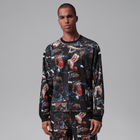 Jordan Flight Men's Printed Long-Sleeve Jersey 'Black'