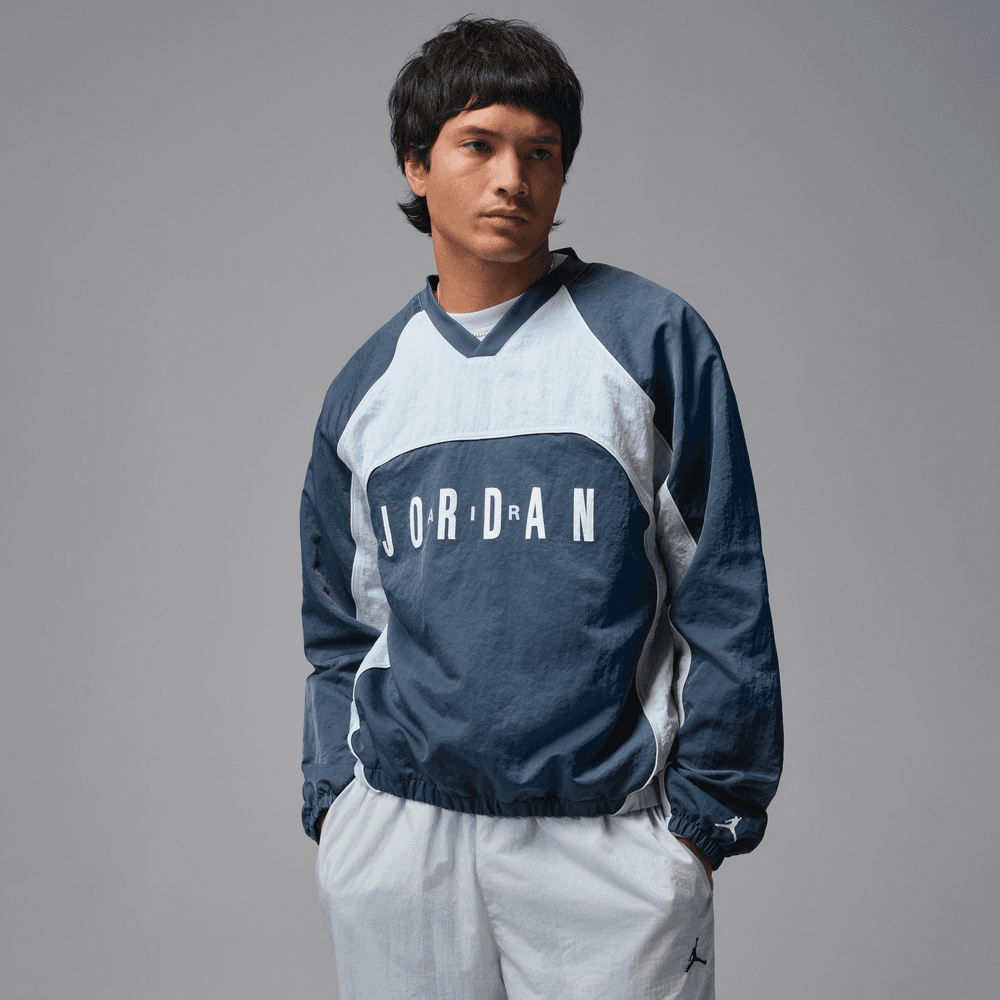 Jordan Flight Men's Long-Sleeve Warm-Up Top 'Squadron Blue/Aura/Sail'