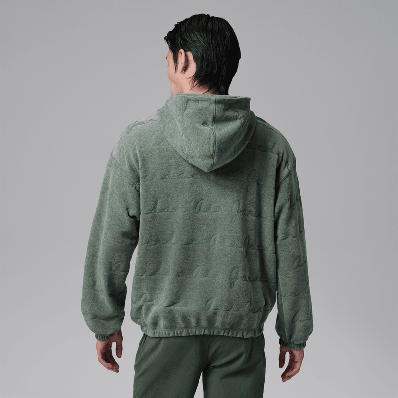 Jordan Flight Men's Jacquard Pullover Hoodie 'Vintage Lichen'