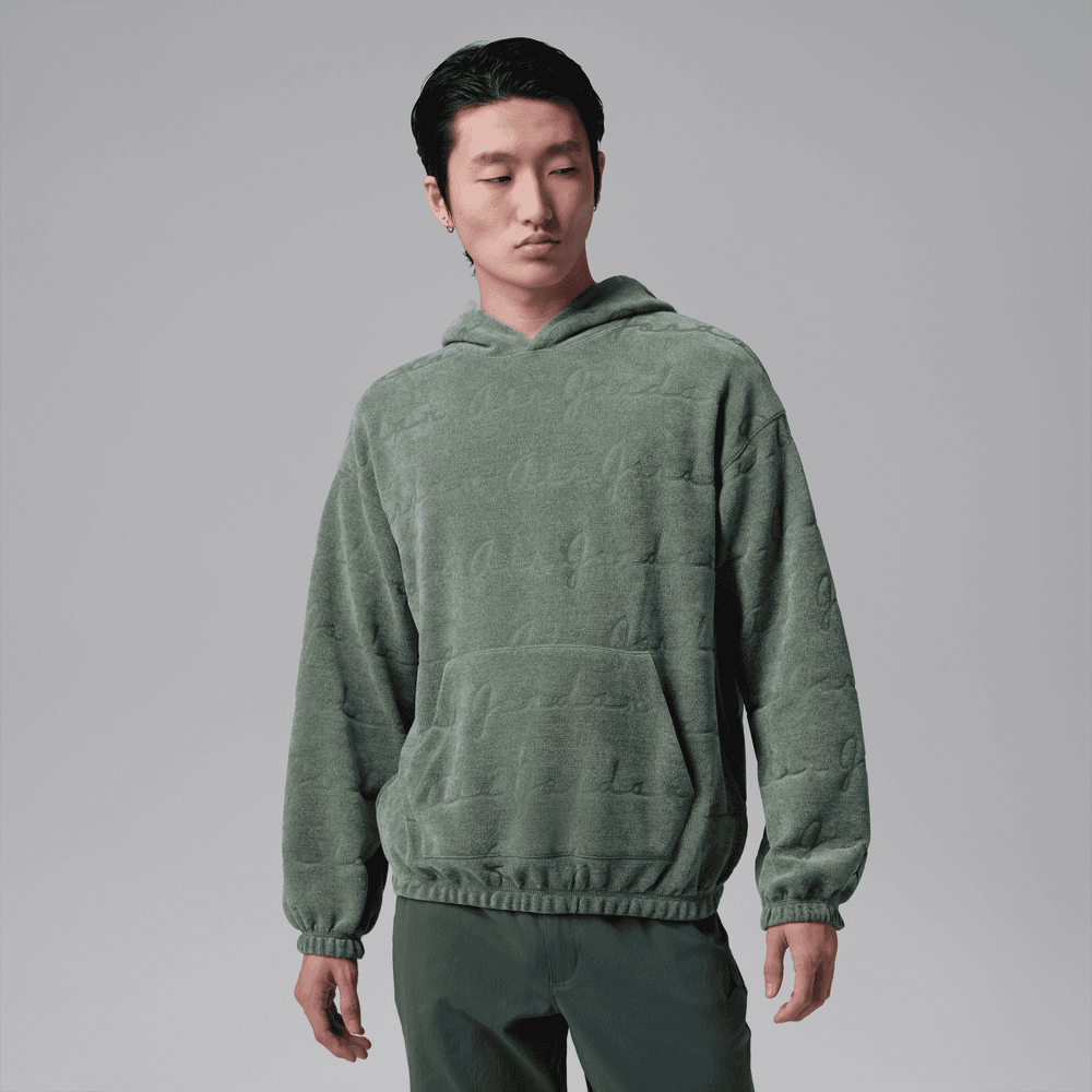 Jordan Flight Men's Jacquard Pullover Hoodie 'Vintage Lichen'