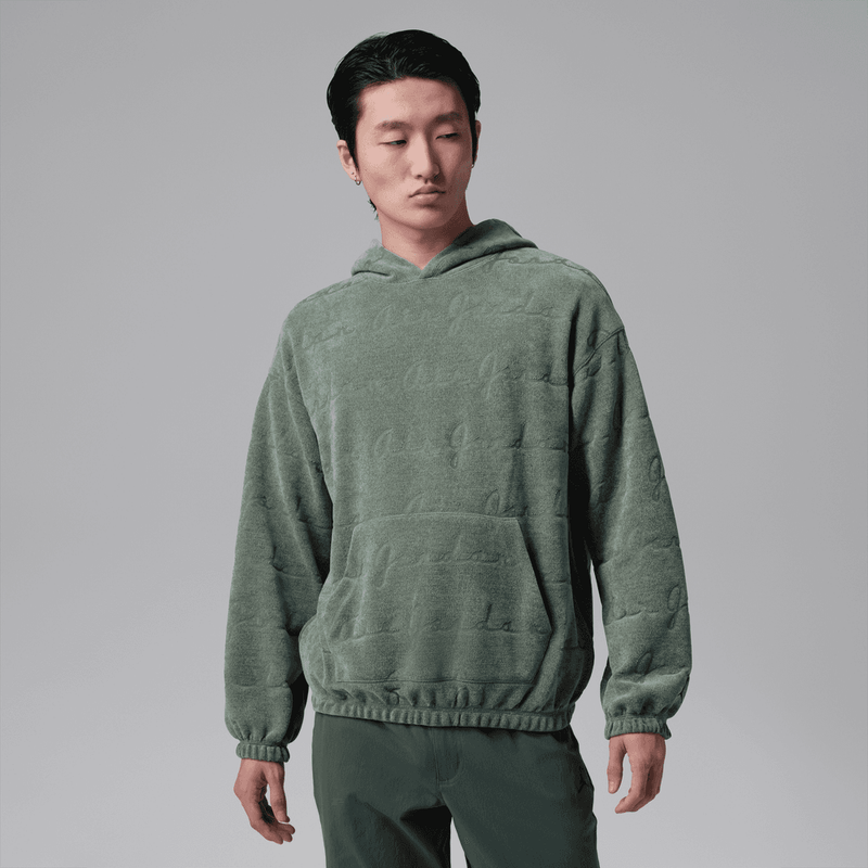 Jordan Flight Men's Jacquard Pullover Hoodie 'Vintage Lichen'