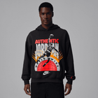 Jordan Brooklyn Fleece Men's Pullover Hoodie 'Off Noir/Infrared'