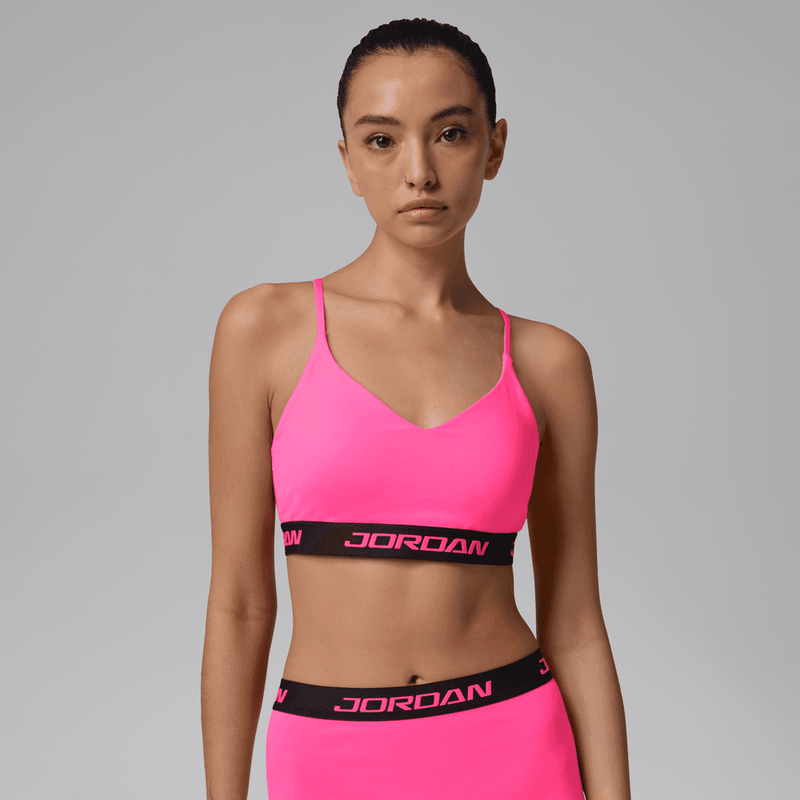 Jordan Sport Essentials Women's Padded Adjustable Sports Bra 'Pink'