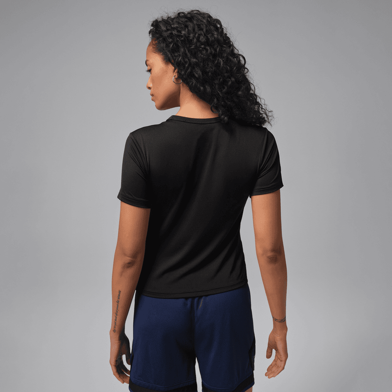 Jordan Sport Essentials Women's Dri-FIT Short-Sleeve Top 'Black'