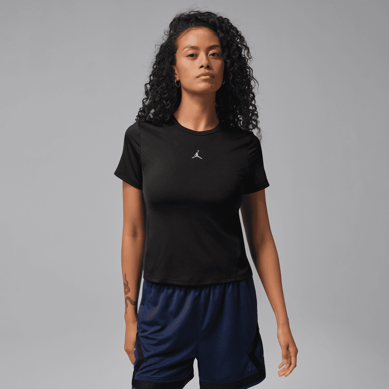Jordan Sport Essentials Women's Dri-FIT Short-Sleeve Top 'Black'