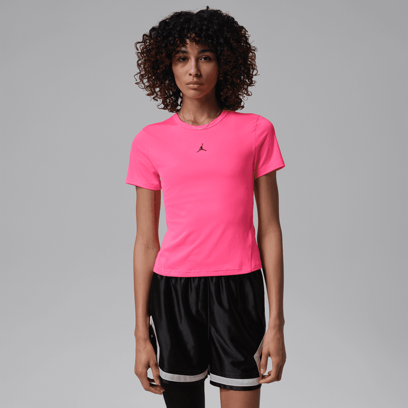 Jordan Sport Essentials Women's Dri-FIT Short-Sleeve Top 'Hyper Pink'