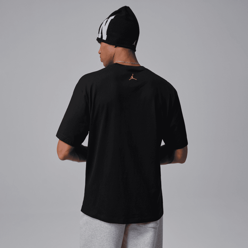 Jordan Brooklyn Men's Graphic T-Shirt 'Black/White/Infrared'