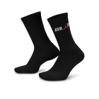 Jordan Everyday Crew Socks (1 Pair) 'Black/White/Red'
