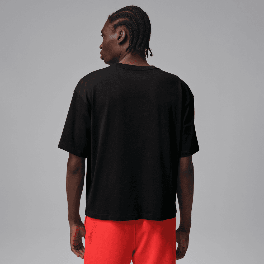 Jordan Flight Essentials Men's Boxy Graphic T-Shirt 'Black/Red'