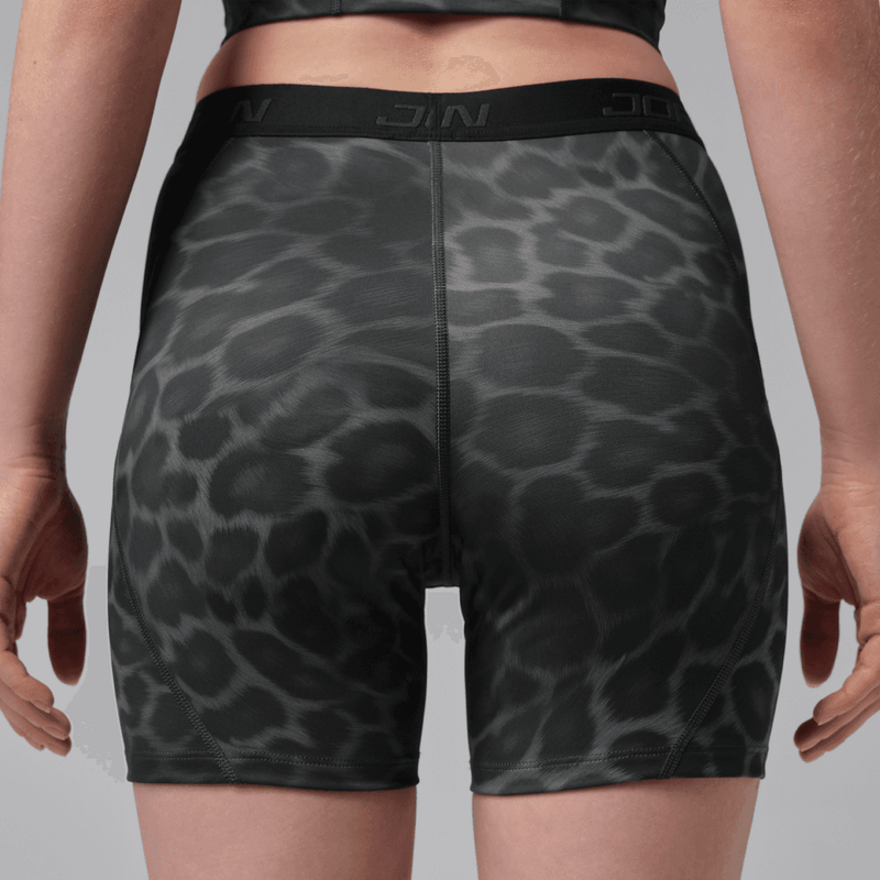 Jordan Sport Women's Dri-FIT High-Waisted 5" Printed Shorts 'Black'