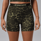 Jordan Sport Women's Dri-FIT High-Waisted 5" Printed Shorts 'Luminous Green'