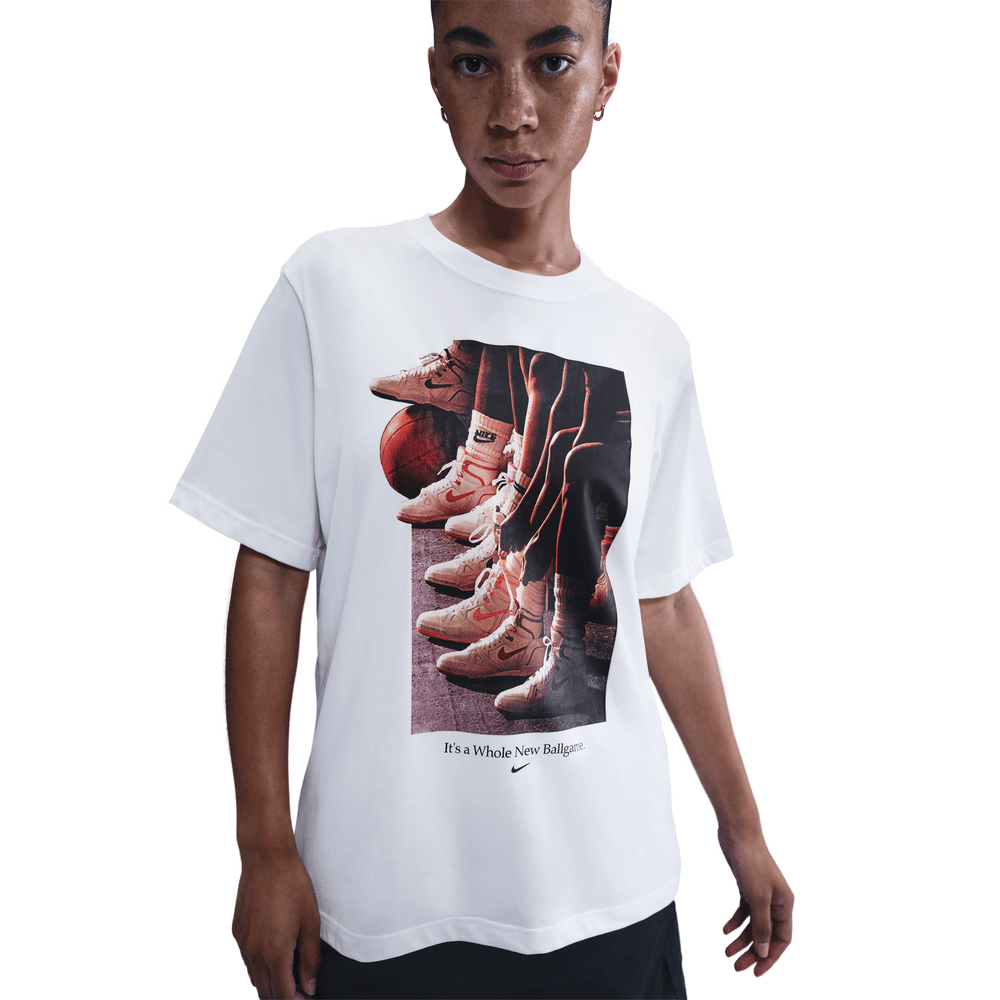 Nike Women's Dri-FIT Short-Sleeve Basketball T-Shirt 'White'