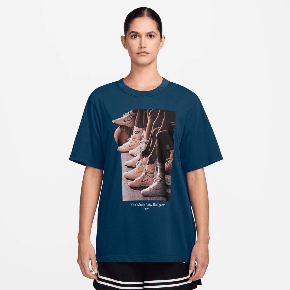 Nike Women's Dri-FIT Short-Sleeve Basketball T-Shirt 'Blue Force'