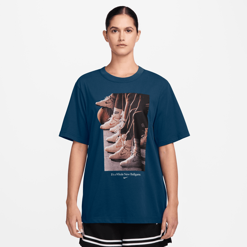 Nike Women's Dri-FIT Short-Sleeve Basketball T-Shirt 'Blue Force'