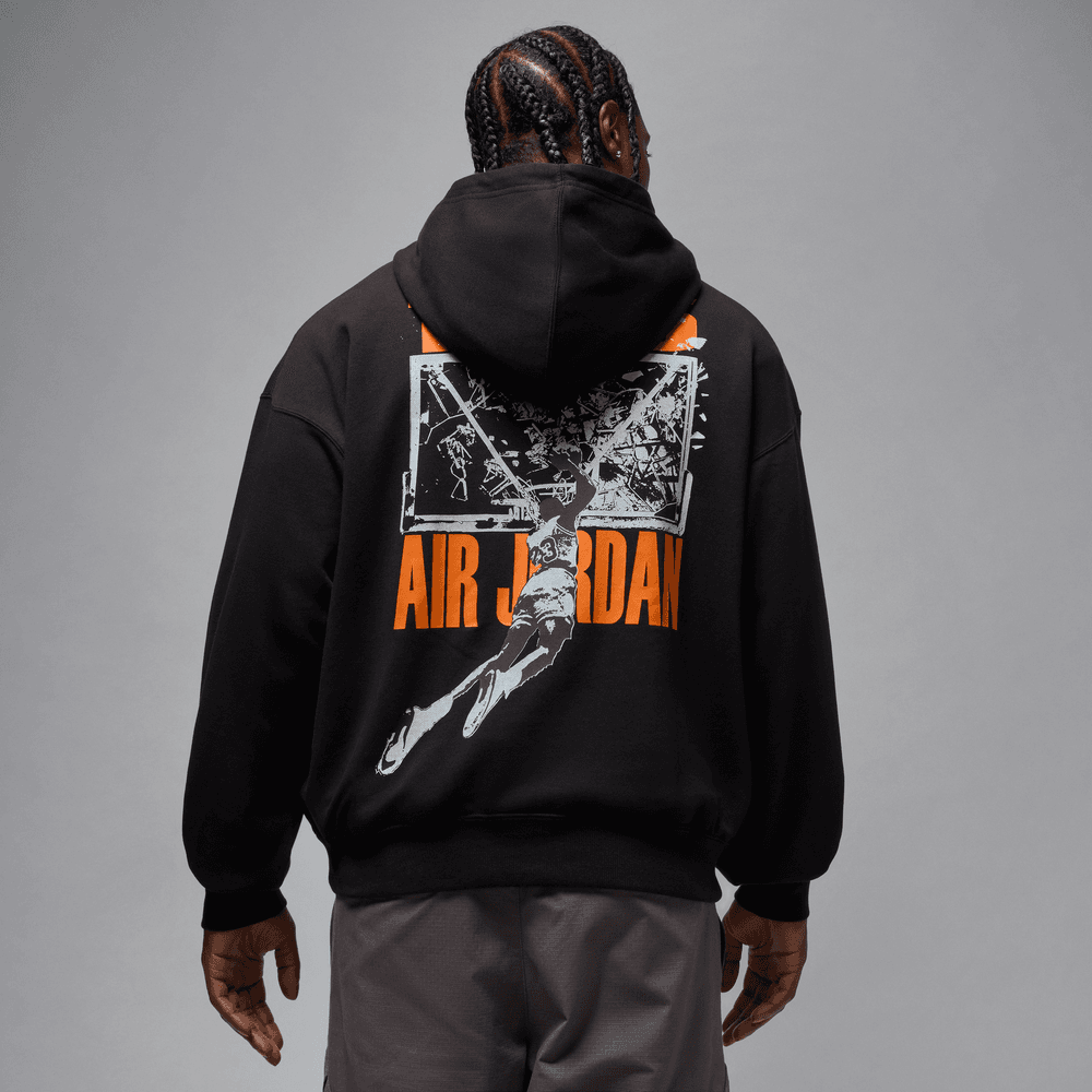 Jordan Brooklyn Men's Oversized Pullover Hoodie 'Strafish'