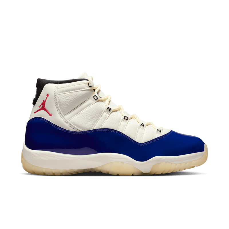 Air Jordan 11 Retro "Rare Air" Men's Shoes 'Blue/Sail/Red/Black'