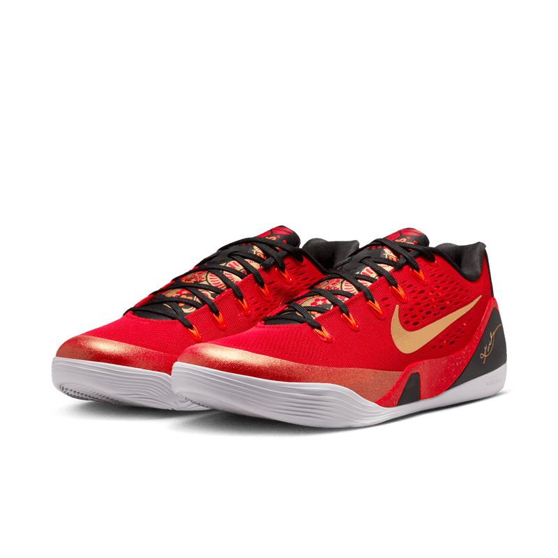 Kobe Bryant Kobe 9 Low Basketball Shoes 'Red/Gold/Black'