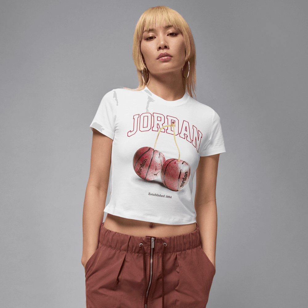 Jordan Brooklyn Women's T-Shirt 'White'