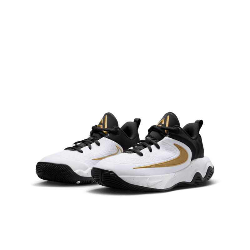 Giannis Antetokounmpo Giannis Immortality 4 Big Kids' Basketball Shoes (GS) 'Black/Gold/White'