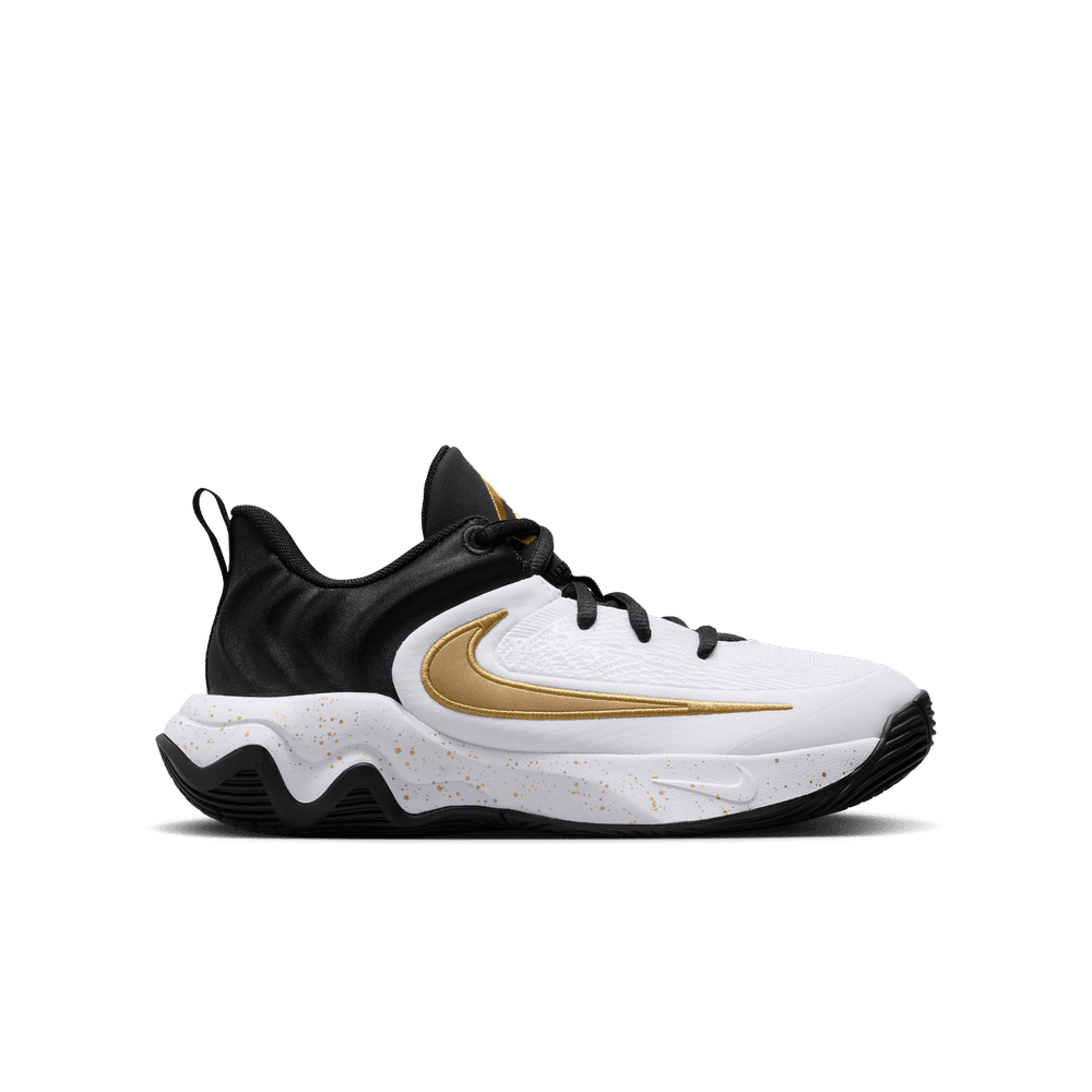 Giannis Antetokounmpo Giannis Immortality 4 Big Kids' Basketball Shoes (GS) 'Black/Gold/White'