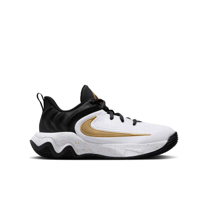 Giannis Antetokounmpo Giannis Immortality 4 Big Kids' Basketball Shoes (GS) 'Black/Gold/White'