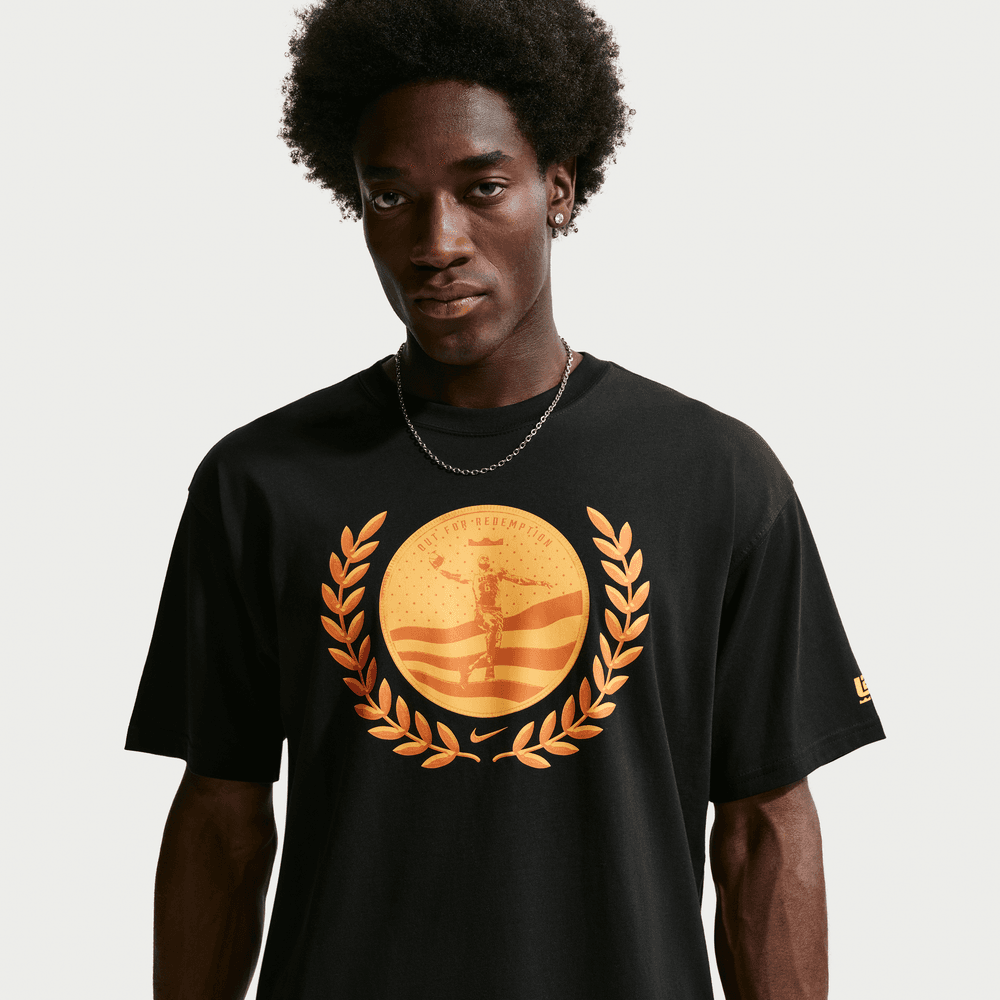LeBron James LeBron "Out For Redemption" Nike Men's Basketball T-Shirt 'Black'