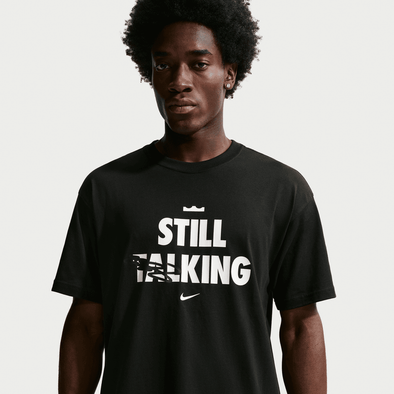 LeBron James LeBron "Shut Up and Dribble" Nike Men's Basketball T-Shirt 'Black'