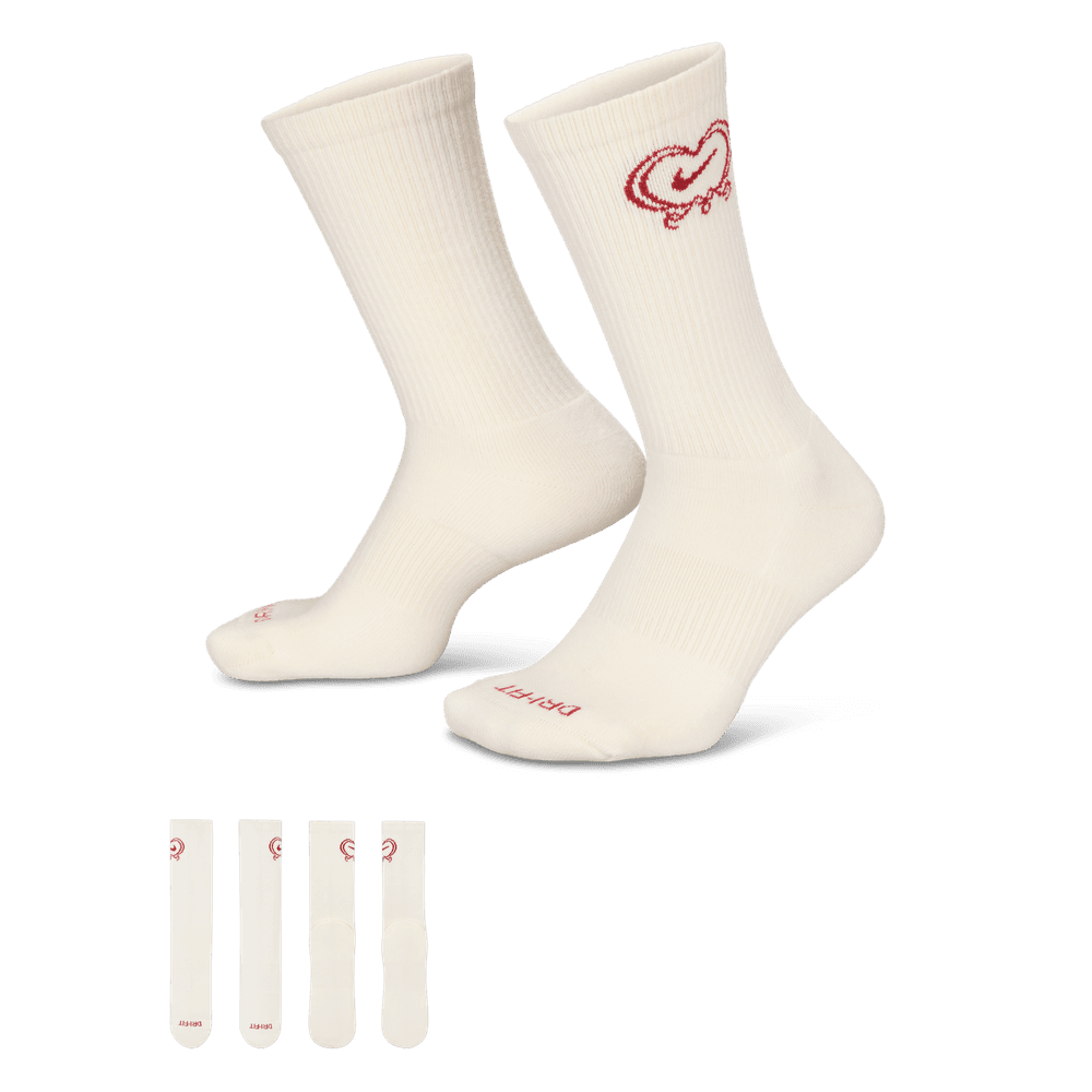 Nike Everyday Plus Cushioned Crew Socks (1 Pair) 'Sail'