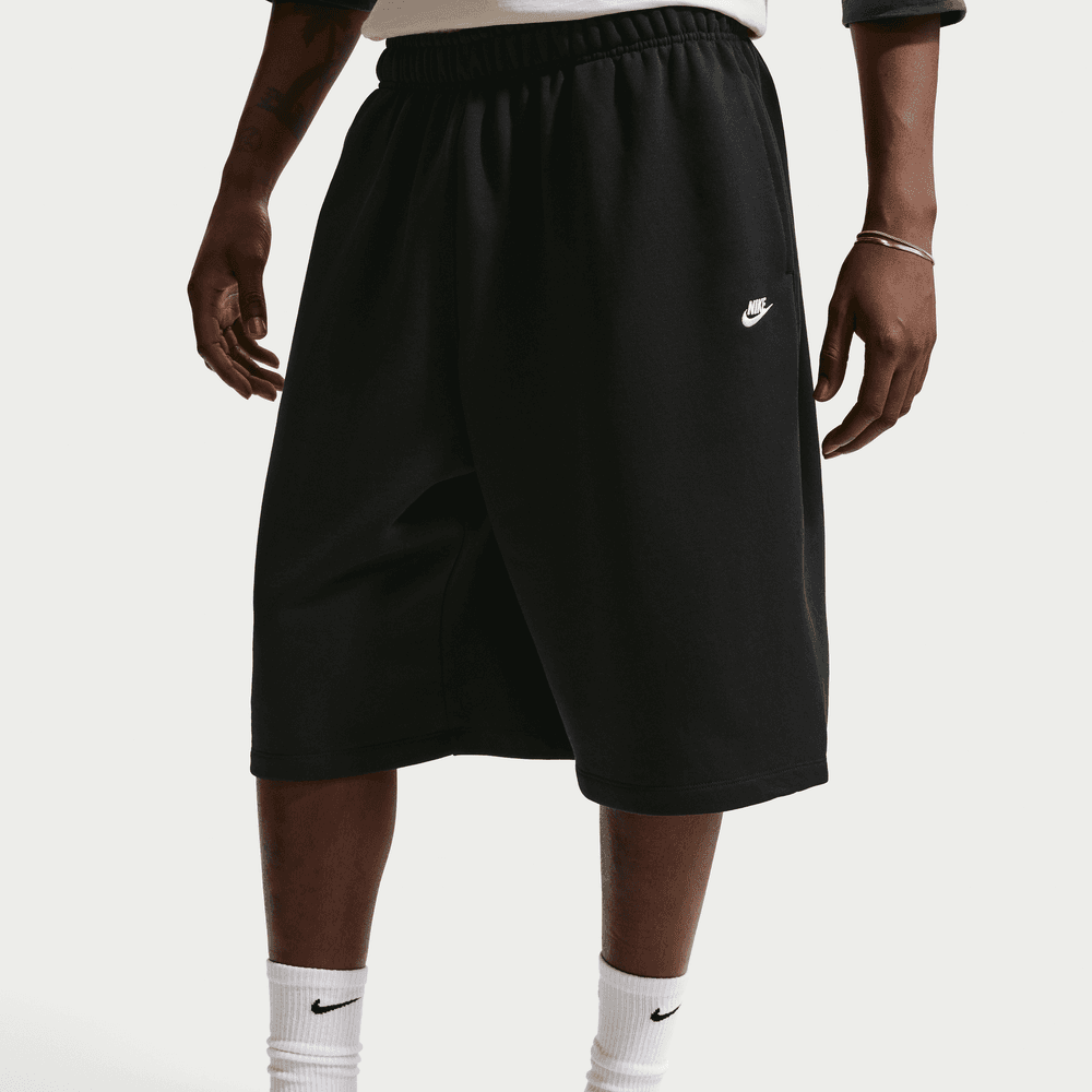 Nike Sportswear Club Men's Oversize French Terry Shorts 'Black/White'
