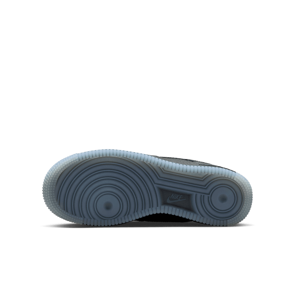 Nike Air Force 1 Big Kids' Shoes 'Black/Cool Grey'